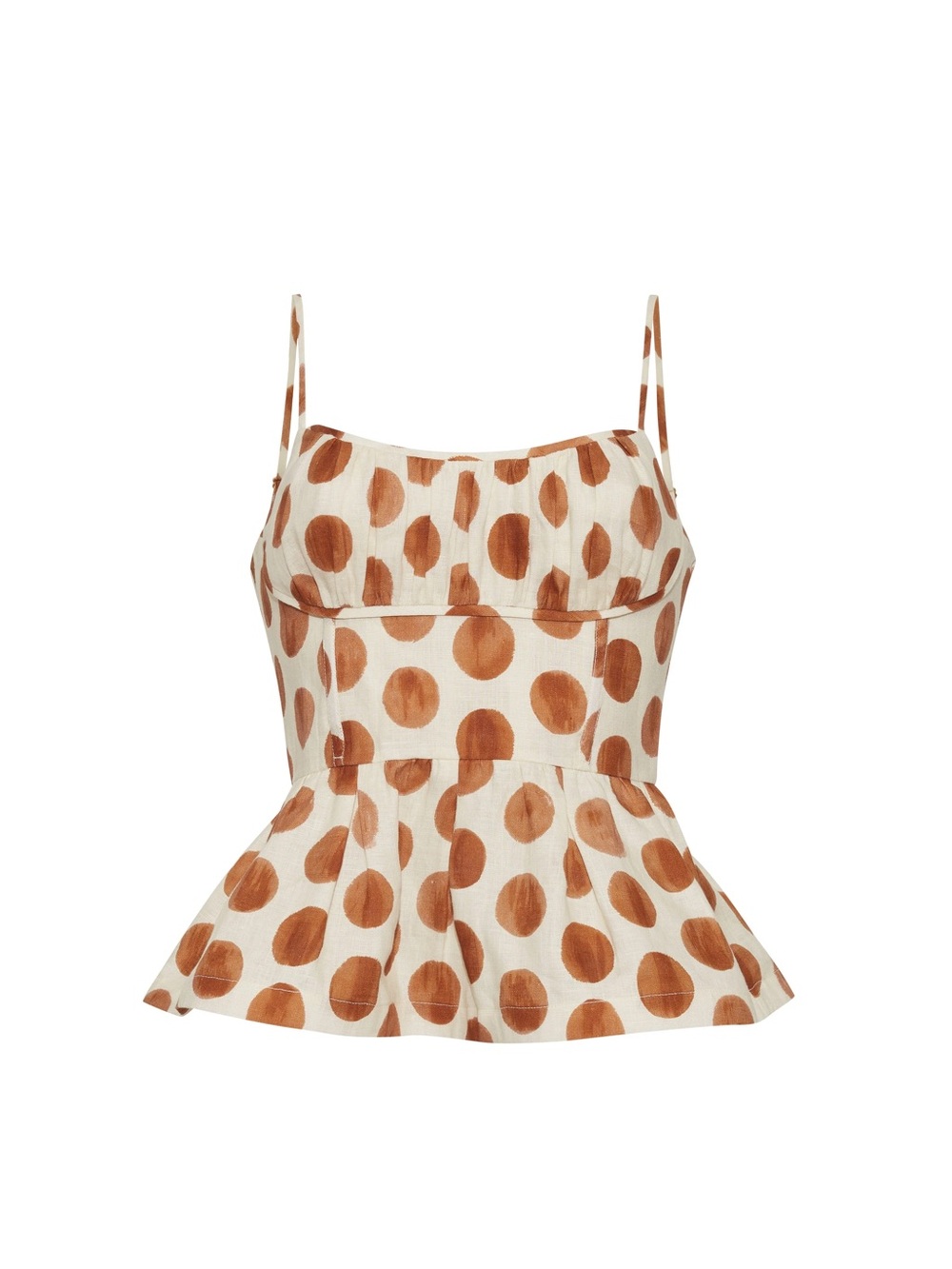 Cara Cara Alba Top and Sunflower Pants in Celeste Spot Ginger — Set